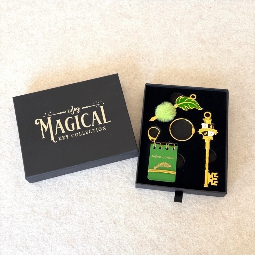 Harry Potter Rita Skeeter Journalist Keychain Set LitJoy Magical Key Collection